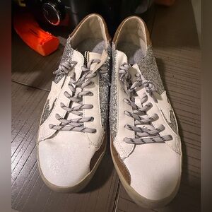 ShuShop White and Gray Sneakers